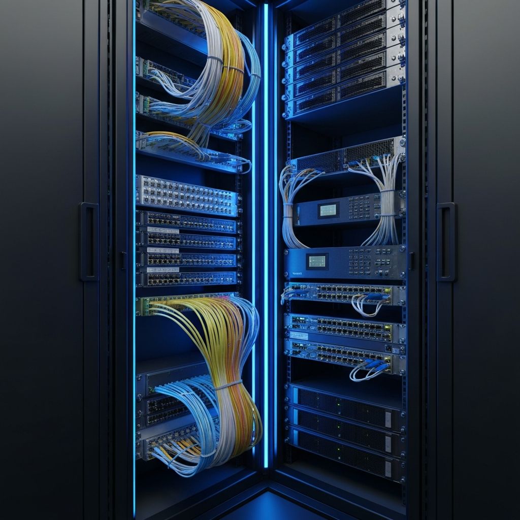Professional IT infrastructure installation