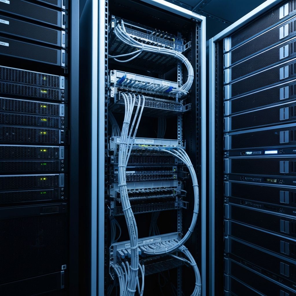 Network rack installation